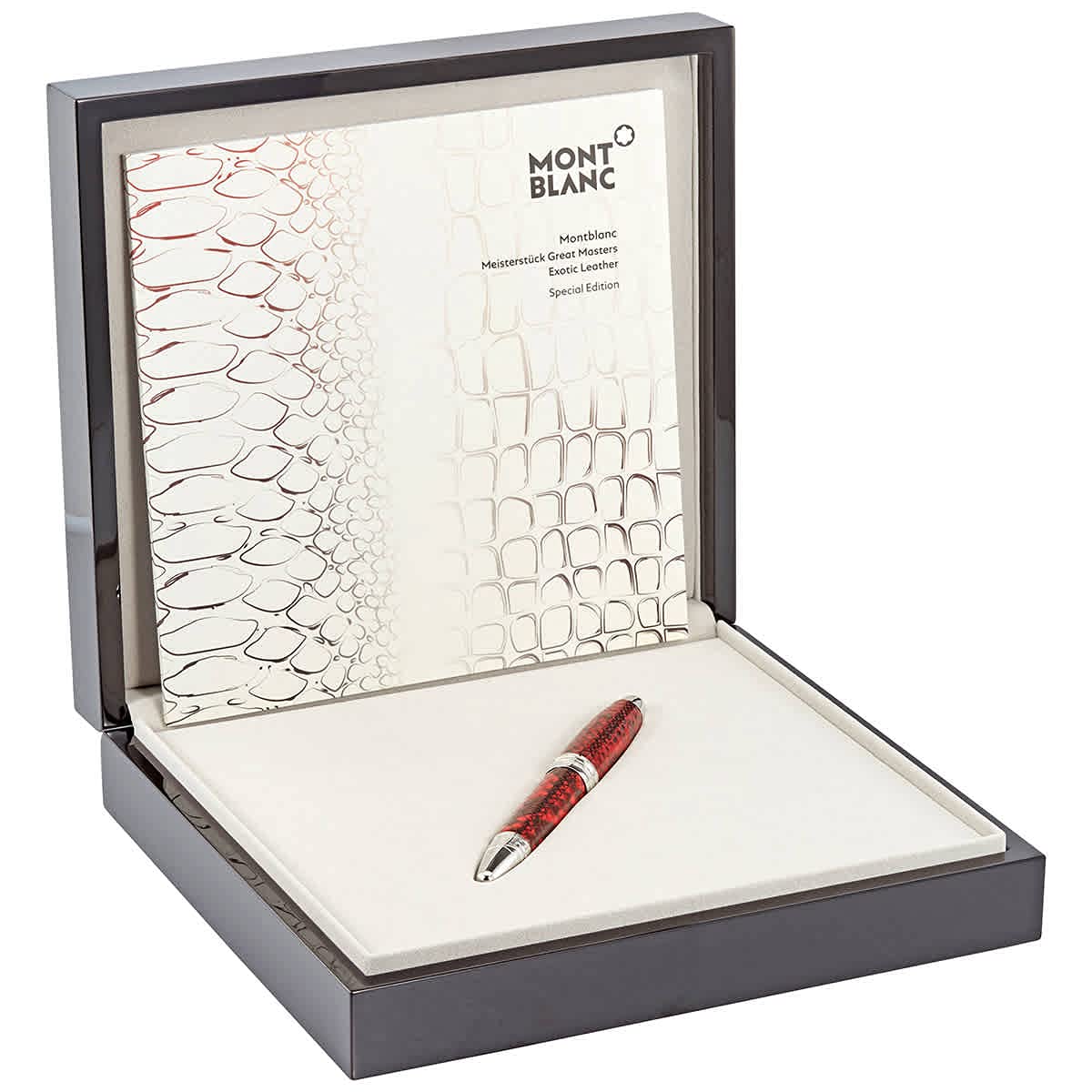 まい Amazon | Montblanc 万年筆 146 Great Masaters パイソンレザー ID